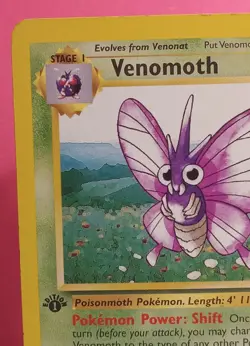 Pokemon TCG Venomoth 29/64 Jungle 1st Edition Regular Non-Holo Rare LP - Image 4