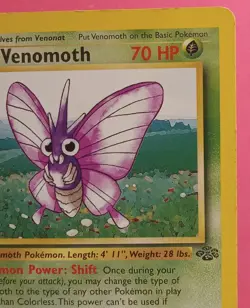 Pokemon TCG Venomoth 29/64 Jungle 1st Edition Regular Non-Holo Rare LP - Image 5