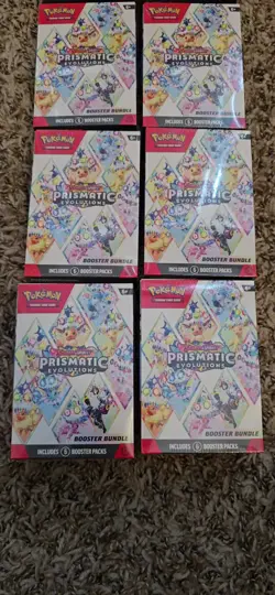 Lot of 10 Pokemon TCG Prismatic Evolutions Booster Bundle Boxes SEALED NEW - Image 2