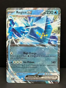 Regice ex 048/217 Double Rare Ascended Heroes Pokemon Near Mint - Image 1