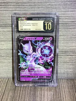 2022 Pokemon Japanese Mewtwo V VStar Universe 050/172 CGC Pristine 10 - Image 1