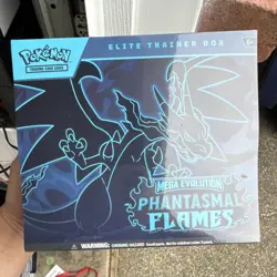 Pokemon TCG Elite Trainer Box Mega Evolution Phantasmal Flames Charizard English - Image 1