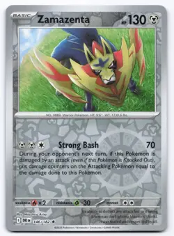 Pokemon TCG Zamazenta 146/182 Reverse Holo Destined Rivals NM - Image 1