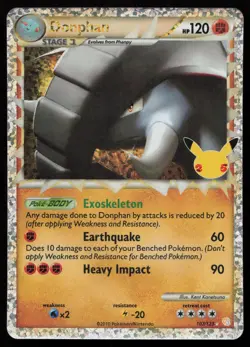 Donphan 107/123 Classic Collection Celebrations: Classic Collection Pokemon NM - Image 1