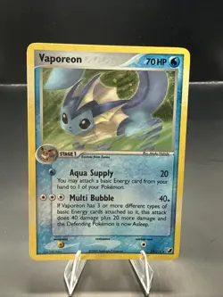 Pokemon Vaporeon Holo EX Unseen Forces 19/115 Pokemon TCG - Image 2