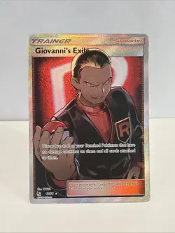 Giovanni's Exile 67/68 Ultra Rare Hidden Fates Pokemon Near Mint - Image 1