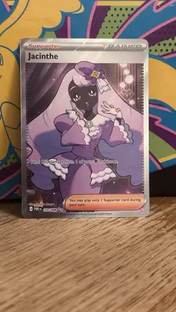 Pokemon TCG Jacinthe 110/088 Ultra Rare Trainer – Perfect Order – Near Mint - Image 1