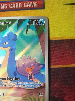 Pokemon TCG Misty's Lapras Destined Rivals 194/182 Illustration Rare Mint Holo - Image 5