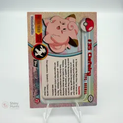 Pokemon Clefairy Topps Series 1 LP foil - Image 2