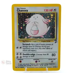 Pokemon Chansey 3 Base Set 2 MP - Image 1