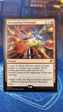 MTG Edge Of Eternities Devastating Onslaught Regular Mythic - Image 1