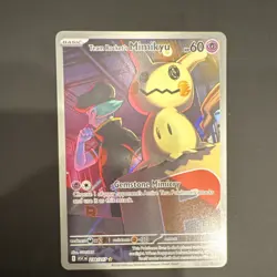 Pokemon TCG Team Rocket's Mimikyu 238/217 Stellar Crown IR Full Art Holo EN - Image 1