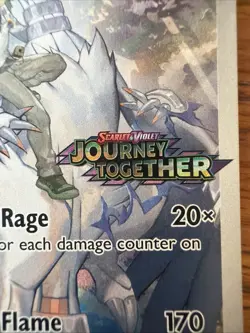 Pokemon TCG N's Reshiram #167/159 SV09: Journey Together Illustration Rare Holo - Image 3