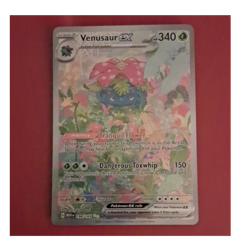 Pokemon Venusaur ex 198/165 SV: Scarlet & Violet 151 Illustration Rare Holo Sta… - Image 1