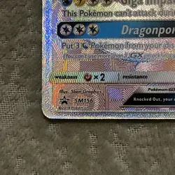 🔥Dragonite GX SM156 Pokemon Dragon Majesty Secret Rare Black Star Promo NM 🔥 - Image 2