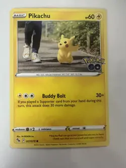Pokemon GO - Pikachu 027/078 Non-Holo Common NM/M - Image 1