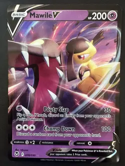 Mawile V - 070/195 Silver Tempest Ultra Rare NM Pokemon TCG - Image 1