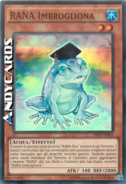 RANA IMBROGLIONA • (Dupe Frog) • Super R • OP03 IT005 • Unl • Yugioh! ANDYCARDS - Image 1