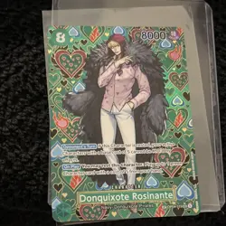 Bandai Donquixote Rosinante One Piece CCG SP Card OP04-119 8000 Power - Image 4