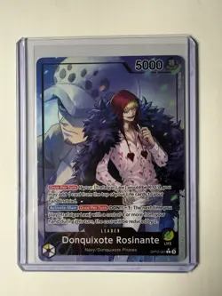 One Piece Donquixote Rosinante Alt Art Leader OP12-061 - Near Mint English - Image 1