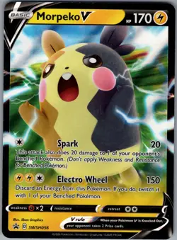 Morpeko V SWSH056 - Pokemon TCG SWSH Black Star Promos - Holo Promo (NM) - Image 1