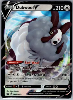 Dubwool V SWSH049 - Pokemon TCG SWSH Black Star Promos - Holo Promo (NM) - Image 1