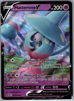 Hatterene V SWSH055 - Pokemon TCG SWSH Black Star Promos - Holo Promo (NM) - Image 1