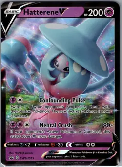 Hatterene V SWSH055 - Pokemon TCG SWSH Black Star Promos - Holo Promo (NM) - Image 1