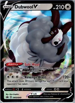 Dubwool V SWSH049 - Pokemon TCG SWSH Black Star Promos - Holo Promo (NM) - Image 1