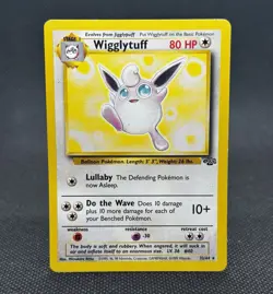 Pokemon Wigglytuff 80 HP Jungle Rare Unlimited Stage 1 32/64 English 1999 - Image 1