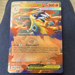 Pokemon Pokemon TCG Mega Charizard Y EX 360 HP Promo Full Art Holo Eng 030 - Image 1