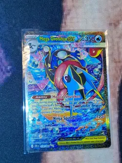 Mega Greninja EX SIR 116/086 English Chaos Rising Pokemon TCG NM - Image 1