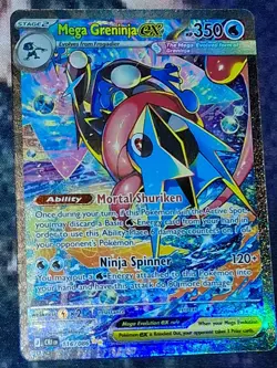 Mega Greninja EX SIR 116/086 English Chaos Rising Pokemon TCG NM - Image 4