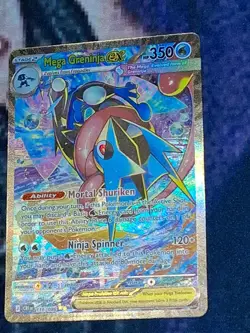 Mega Greninja EX SIR 116/086 English Chaos Rising Pokemon TCG NM - Image 5