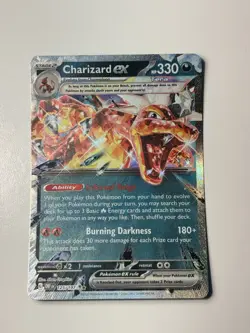 Pokemon TCG - Charizard ex 054/091 Paldean Fates Double Rare Holofoil - NM - Image 1