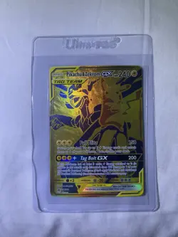 Pokemon Pikachu & Zekrom GX SM248 Full Art TAG TEAM Promo Holo Near Mint - Image 2