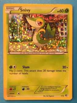 Pokemon TCG Snivy Mcdonalds Promos 1/12 Holo Promo - Image 2