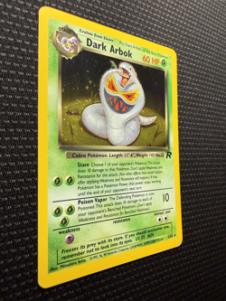 Pokemon Dark Arbok 02/82 Team Rocket Unlimited Holo LP - Image 3