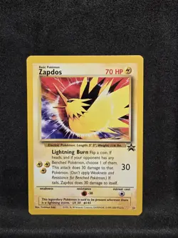 Vintage Pokemon TCG - Black Star Promo - Zapdos 23 None Holo: LP - Image 1