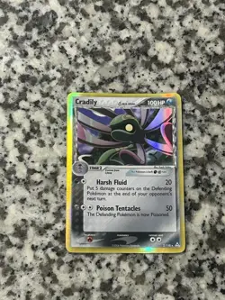 Pokemon Cradily (Delta Species) 2/110 Holon Phantoms Holo Rare MP - Image 1