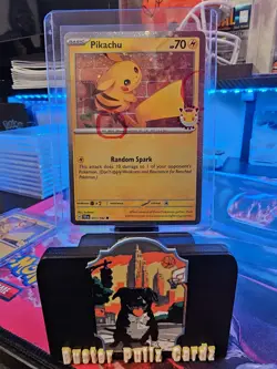 Pikachu 051/162 Pokemon Day STAMPED Cosmos Pokemon Day Promo DOUBLE SWIRL 🌀🌀 - Image 1