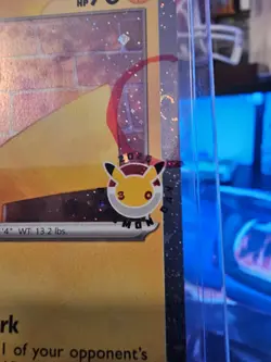 Pikachu 051/162 Pokemon Day STAMPED Cosmos Pokemon Day Promo DOUBLE SWIRL 🌀🌀 - Image 5