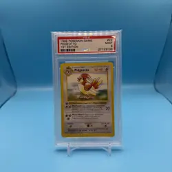 Pokemon Pidgeotto 1st Edition SHADOWLESS PSA 9 Base Set 1 BEAUTIFUL Close 10 - Image 1