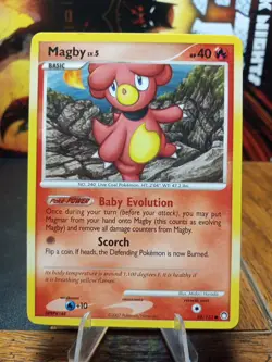 2007 Pokemon Mysterious Treasures Magby #88 - Image 1