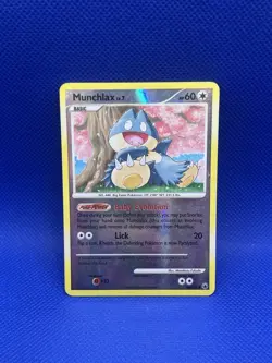Pokemon TCG: Munchlax #68/100 D&P Majestic Dawn, Reverse Holo Foil Rare LP - Image 1
