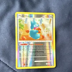 Pokemon TCG Munchlax 70/111 Common Reverse Holo Rising Rivals English 70 HP - Image 1