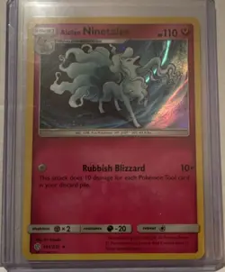 Pokemon Alolan Ninetales 145/236 Sm-Cosmic Eclipse Holo Rare Rubbish Blizzard - Image 1