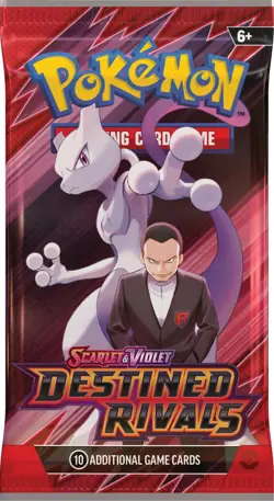 Pokemon Destined Rivals Booster Pack - 10 Cards / Pack - SEALED - Image 1