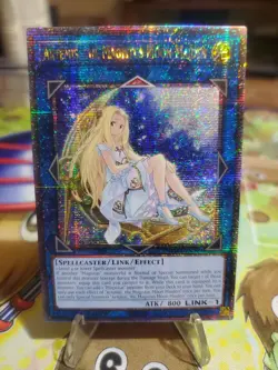 Artemis the Magistus Moon Maiden RA01-EN049 Quarter Century Secret Rare Yugioh - Image 1