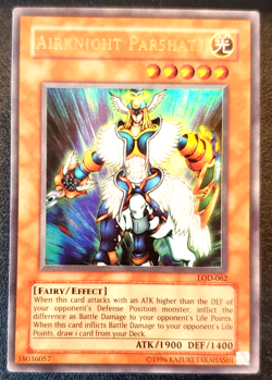 Yu-Gi-Oh! Airknight Parshath LOD-062 Legacy of Darkness Vintage (2003) NM - Image 1